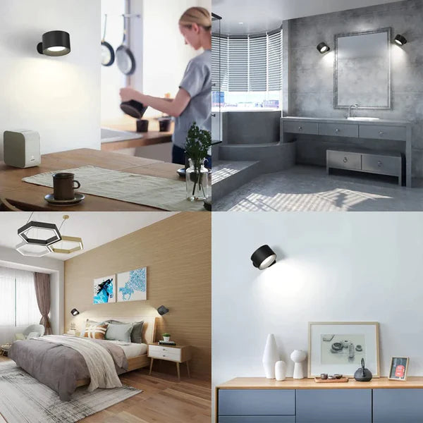 Trådløs Oppladbar Led Vegglampe