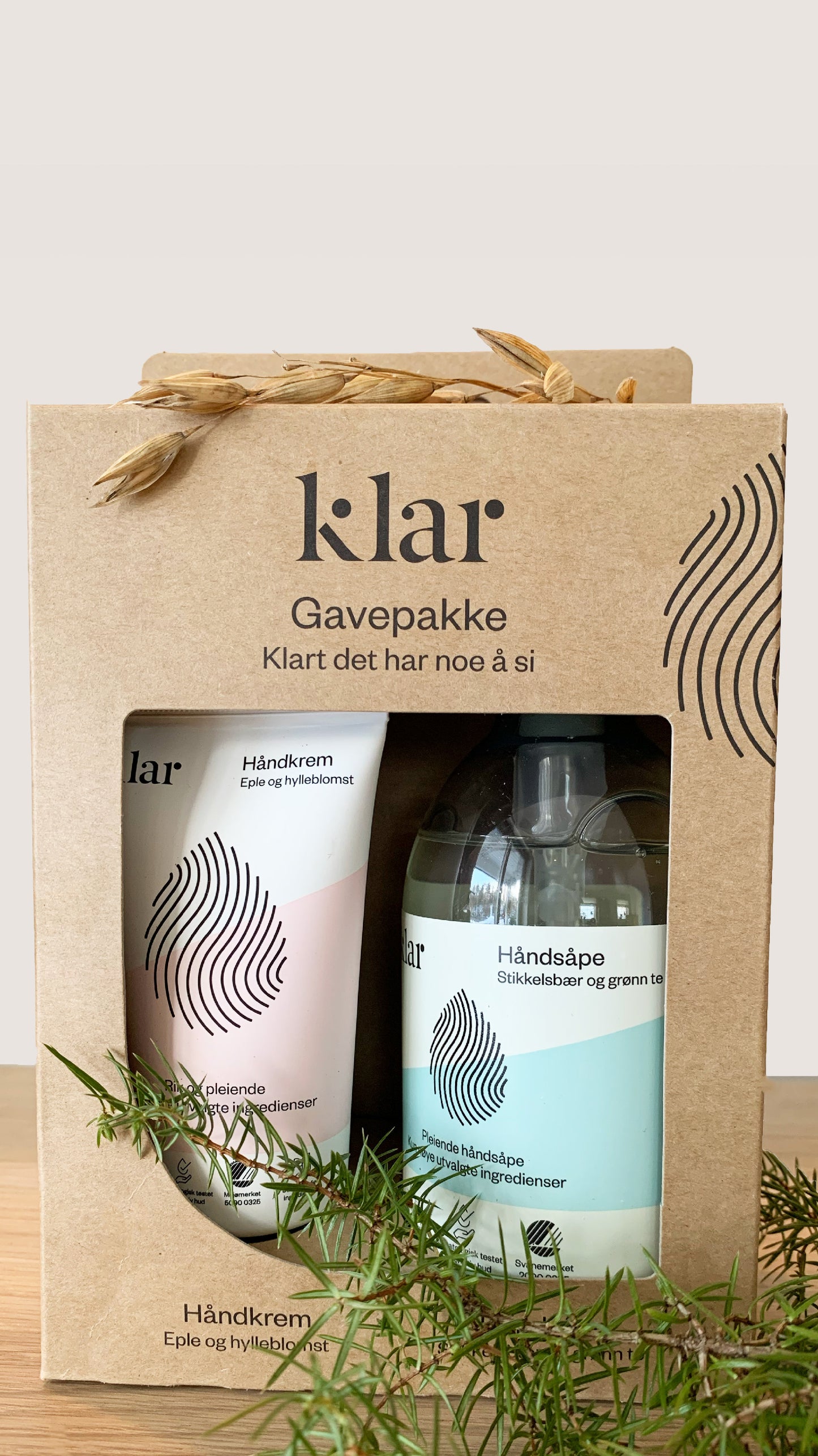 Klar Gavepakke Håndkrem & Håndsåpe