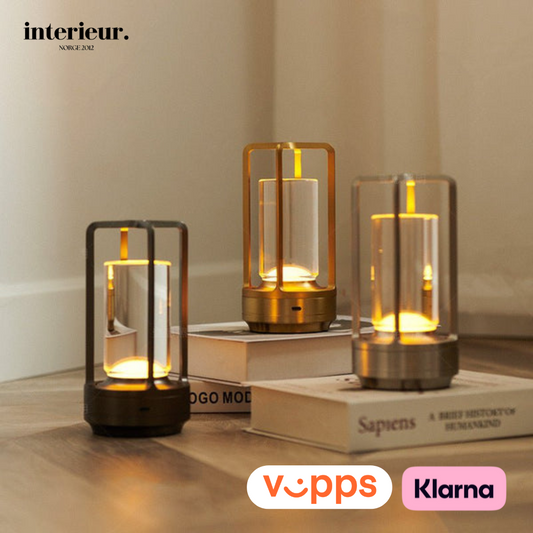 Lanternen - Trådløs og Oppladbar Bordlampe