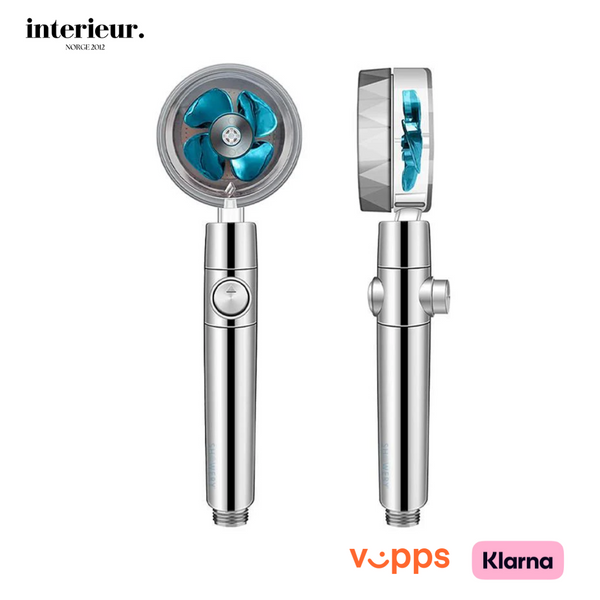 Turbo dusjhode med propell Turbo dusjhode med propell