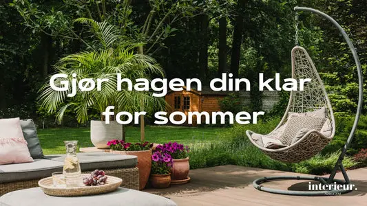 Inspirasjon til hagen: Slik gjør du hagen klar for sommeren