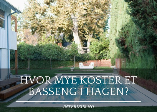 Hvor mye koster et basseng i hagen