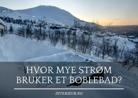 Hvor mye strøm bruker et boblebad