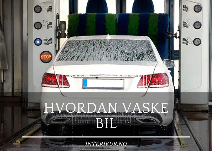 Hvordan vaske bil