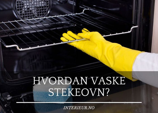 Hvordan vaske stekeovn