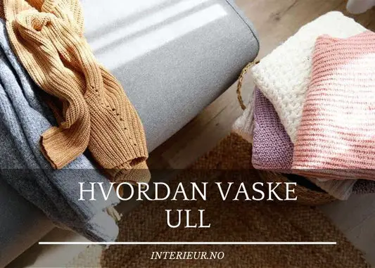 Hvordan vaske ull